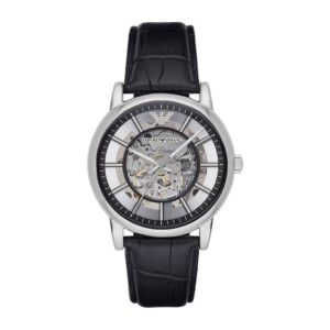 Emporio Armani Uhr schwarz silber
